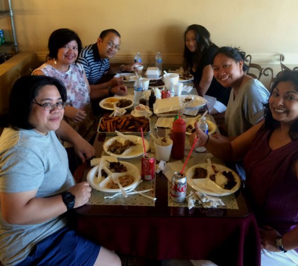 Eating Filipino Food